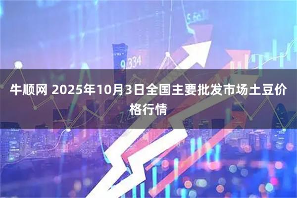 牛顺网 2025年10月3日全国主要批发市场土豆价格行情