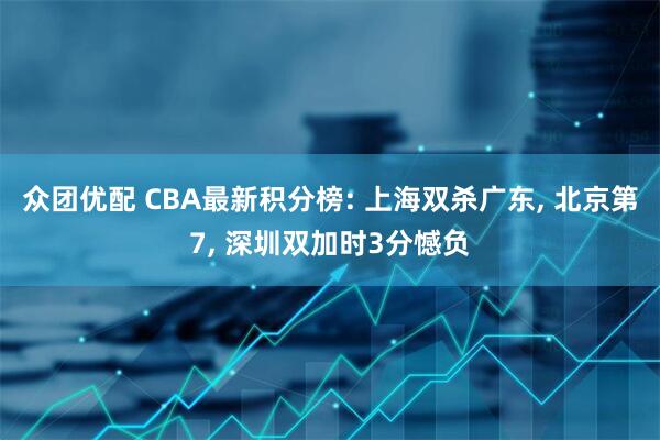 众团优配 CBA最新积分榜: 上海双杀广东, 北京第7, 深圳双加时3分憾负